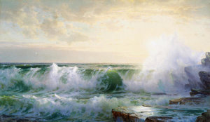 William Trost Richards - Newport Coast, 1902