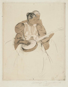 Mary Cassatt - The Banjo Lesson, c. 1893