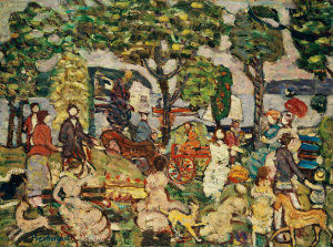 Maurice B. Prendergast - Sunday Promenade, c. 1914-1915