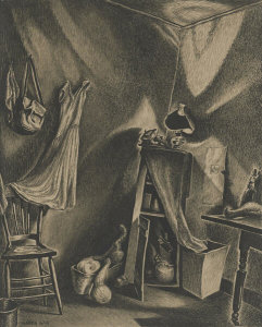 Wanda Gág - Interior, 1928