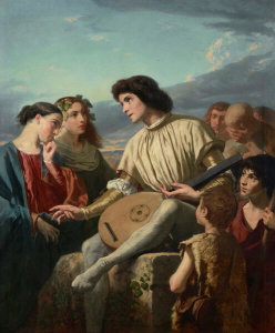 Thomas Couture - Troubadour, 1843