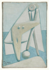 Pablo Ruiz y Picasso - Bather, Design for a Monument (Dinard), 1928