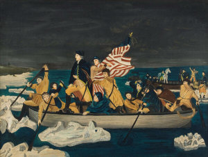 unknown American artist/maker - Washington Crossing the Delaware, After 1851