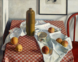 Luigi Lucioni - Still Life with Peaches, 1927