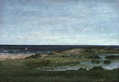 Gustave Courbet - Coast Scene, 1854
