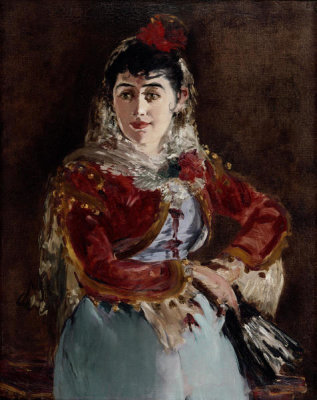 Edouard Manet - Portrait of Emilie Ambre as Carmen, 1880
