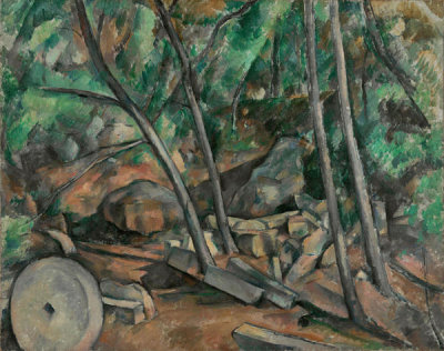 Paul Cézanne - Millstone in the Park of the Château Noir, 1898-1900
