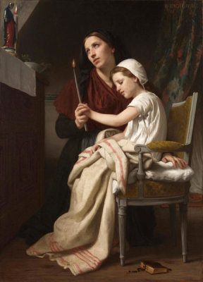 William-Adolphe Bouguereau - The Thank Offering, 1867