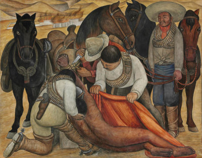 DIEGO RIVERA Painting Poster or Canvas Print "Sugar Cane" 