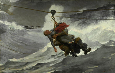 Winslow Homer - The Life Line, 1884