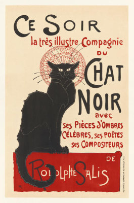 Theophile-Alexandre Steinlen - Poster for "Le Chat Noir - Ce Soir", 1896