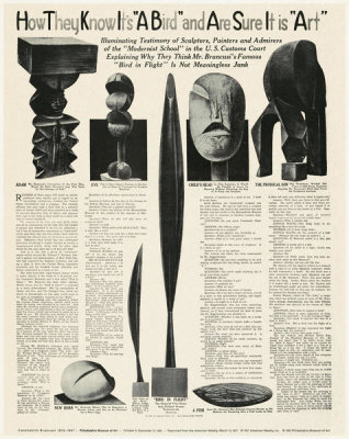PMA exhibition poster  - Constantin Brancusi 1876 – 1957, 1995
