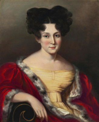 Sarah Miriam Peale - Portrait of Cornelia Mandeville, c. 1830