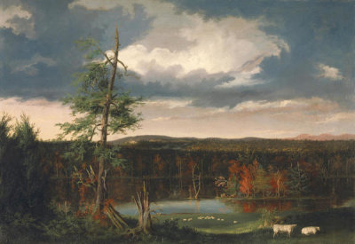 Thomas Cole - Landscape, the Seat of Mr. Featherstonhaugh in the Distance, 1826