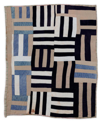 Loretta Pettway - Roman Stripes Variation Quilt, 1970