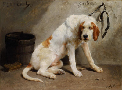 Rosa Bonheur - Barbaro after the Hunt, c.1858