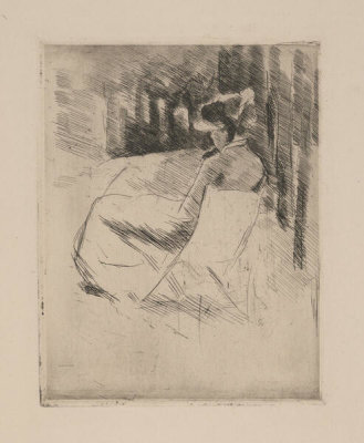 Mary Cassatt - The Folding Chair, c. 1883