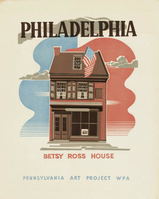 Katherine Milhous - Philadelphia – Betsy Ross House, c. 1936–1941