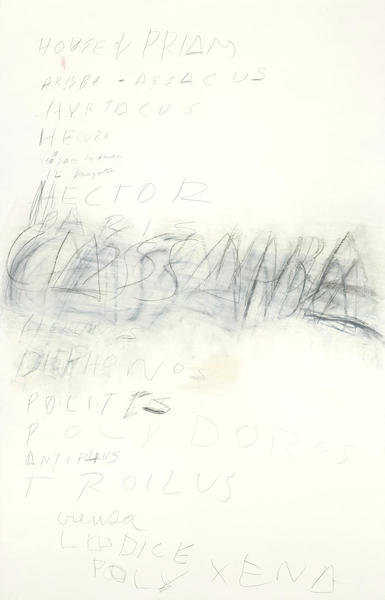 Fifty Days at Iliam: House of Priam, 1978 by Cy Twombly - Paper and ...